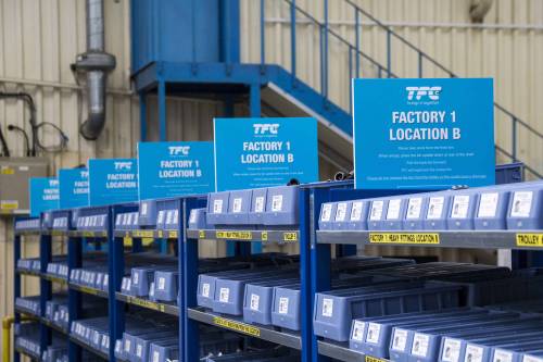 Image of supplies for TFC's supply chain service