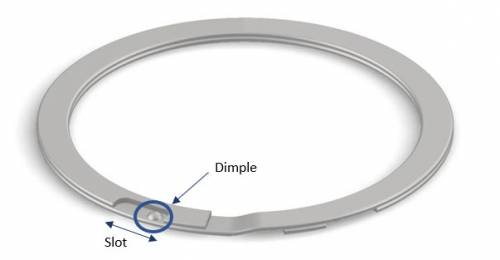 Smalley Revolox™ Self-Locking | Self-Locking Retaining Rings