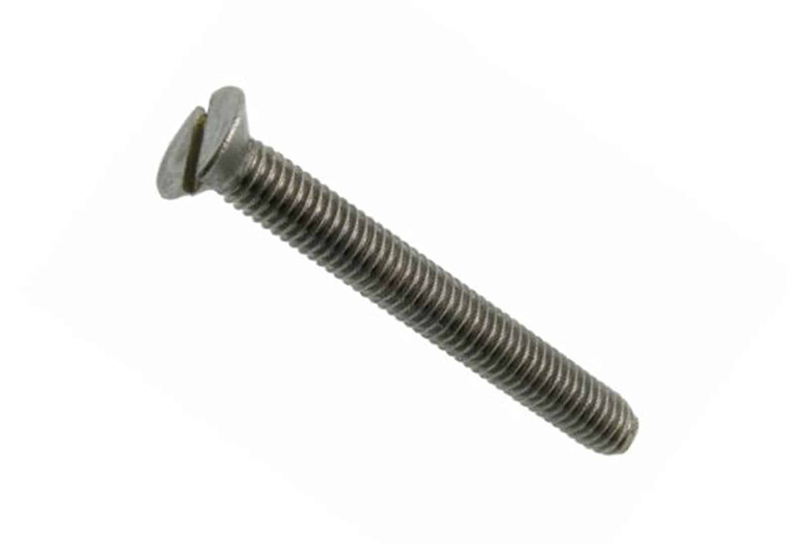 M4 A2 STAINLESS SLOTTED COUNTERSUNK MACHINE SCREWS SLOT CSK SCREW DIN963 