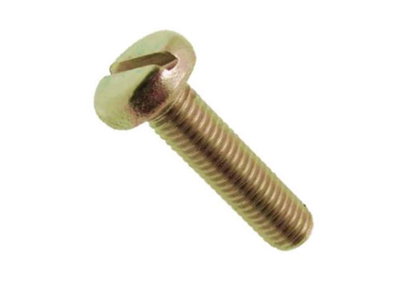 Slotted Pan Head Machine Screws Brass Metric Din 85 Tfc Ltd