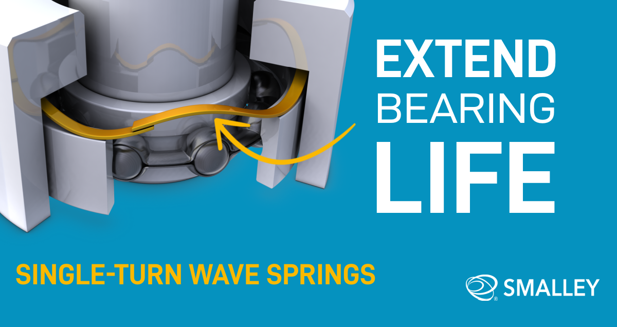 How and why you should use a wave spring for bearing preload